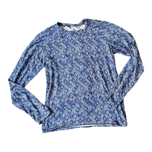 J Mclaughlin Tops - J McLaughlin Long Sleeve Knit Blouse Small Geo Pattern